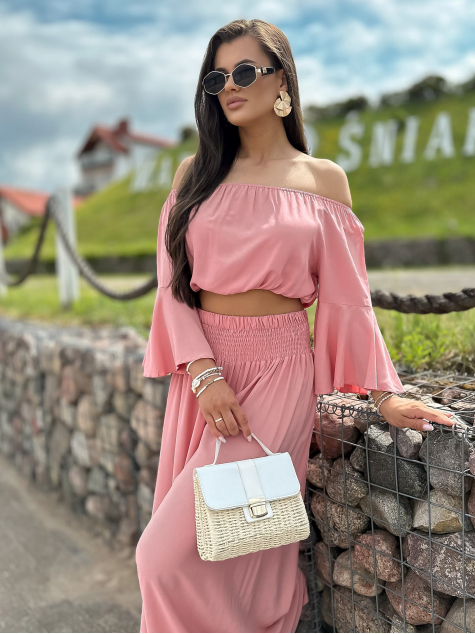 SOUPRAVA FRANKIE DIRTY PINK
