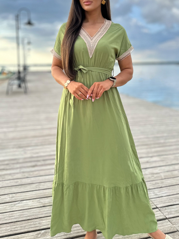 ROBE BALEY VERT