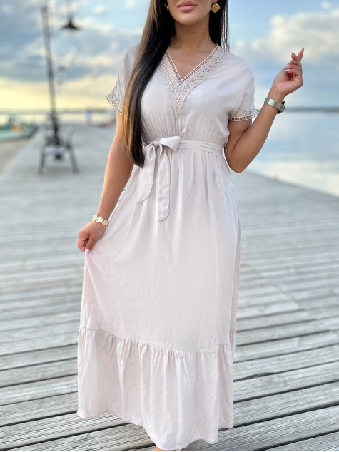 DRESS BALEY BEIGE