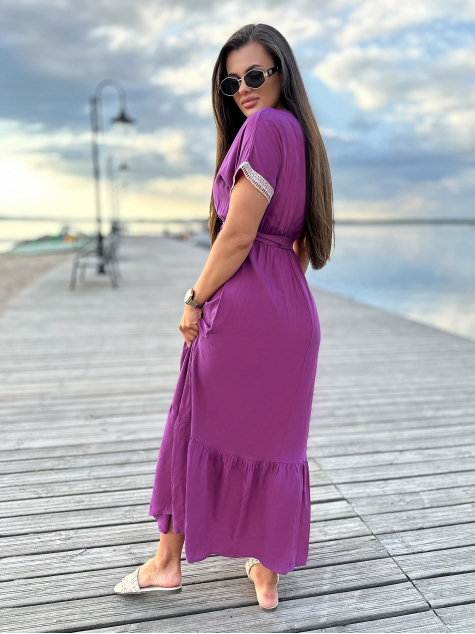 DRESS BALEY FUCHSIA