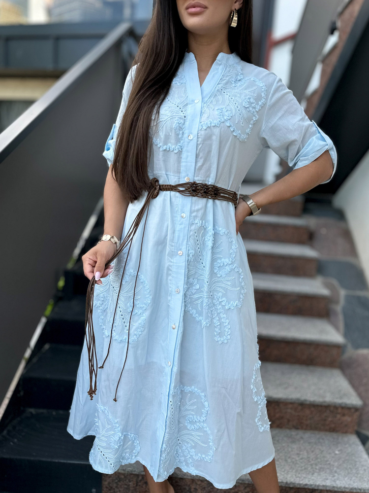 KLEID WESTLEY BLAU
