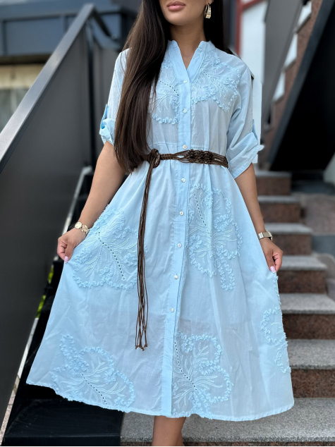 KLEID WESTLEY BLAU