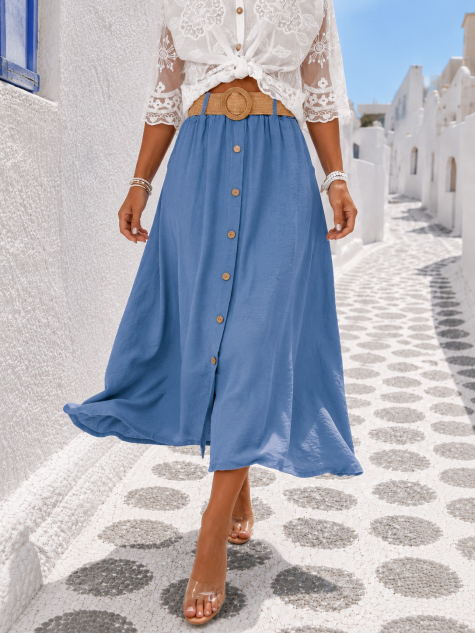 JUPE EUDORA BLEU