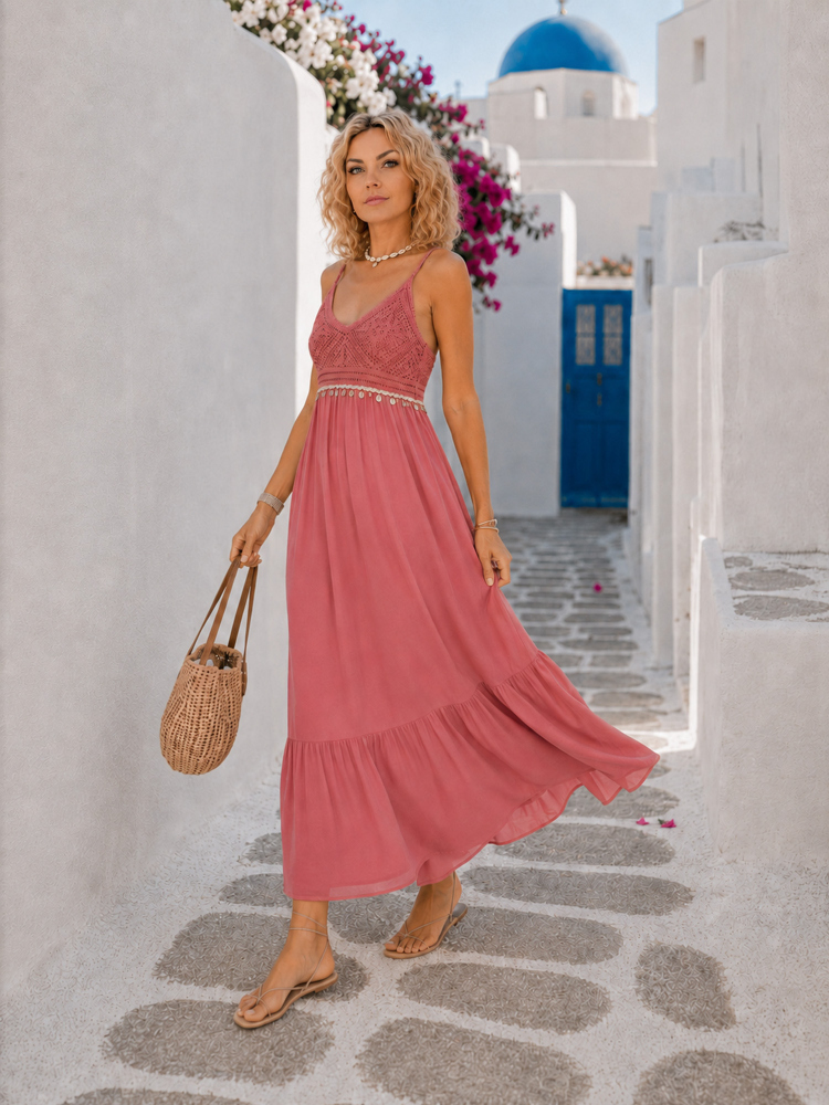 РОКЛЯ VALENTIA РОЗОВА
