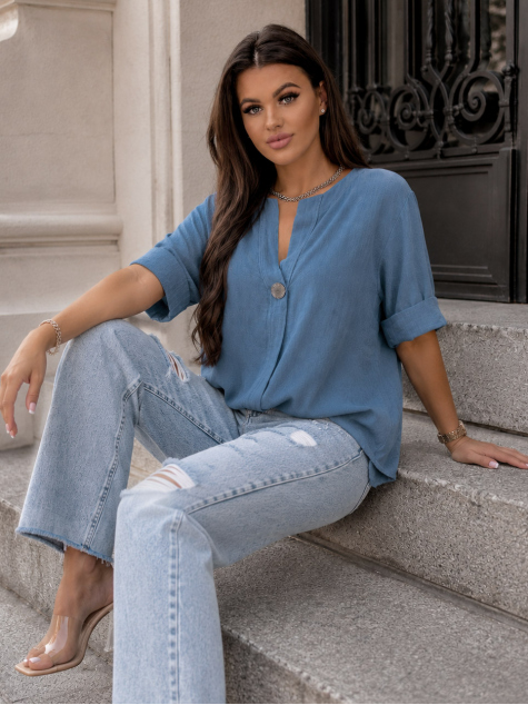 BLUSE DROS BLAU