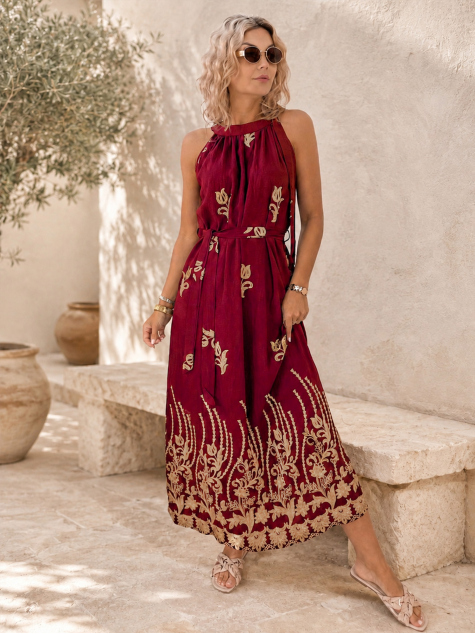 copy of DRESS NEREA BEIGE