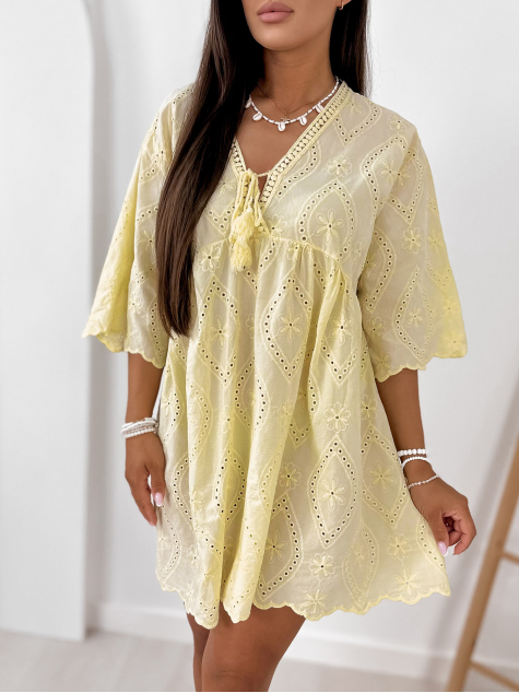 ROBE AMORES JAUNE