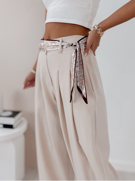 PANTALONI MARLOW BEJ