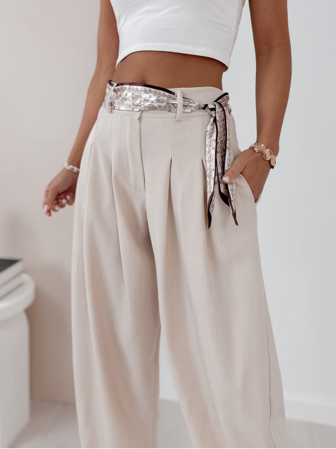 PANTALONI MARLOW BEJ