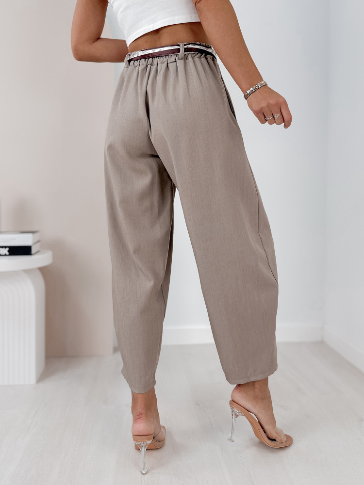 PANTS MARLOW DARK BEIGE