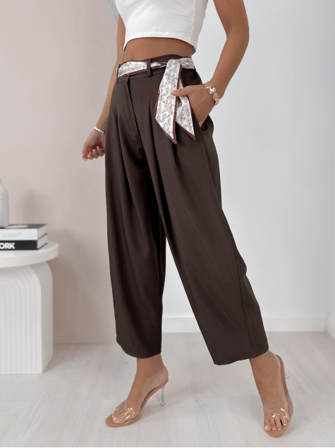 PANTALON MARLOW BRUN