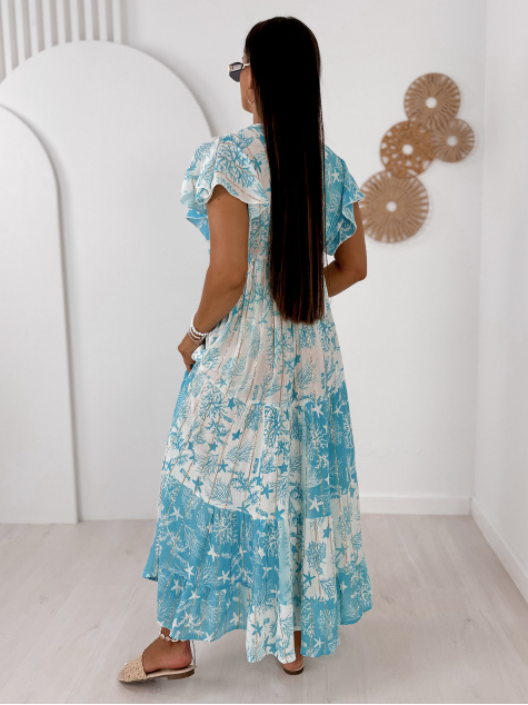 DRESS SALTINE TURQUOISE