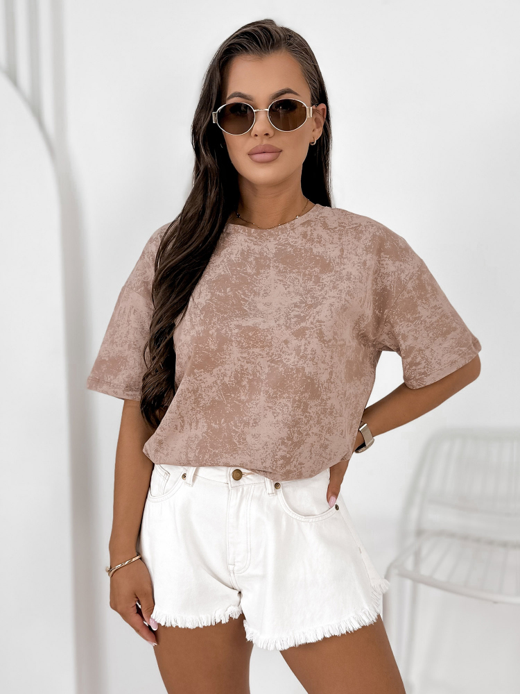 BLUSE CAMBRE DUNKELBEIGE