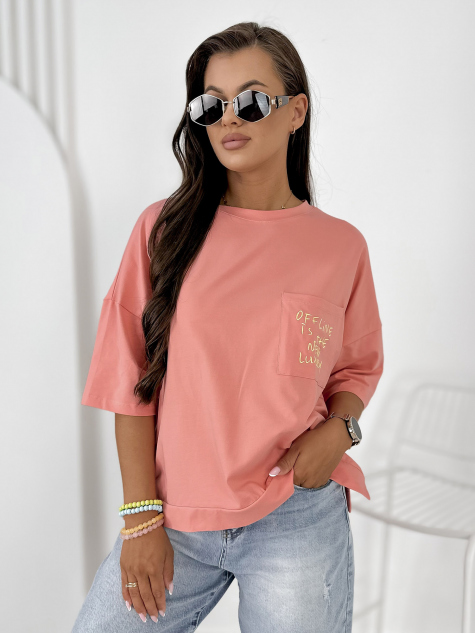 BLOUSE ELSTE CORAIL