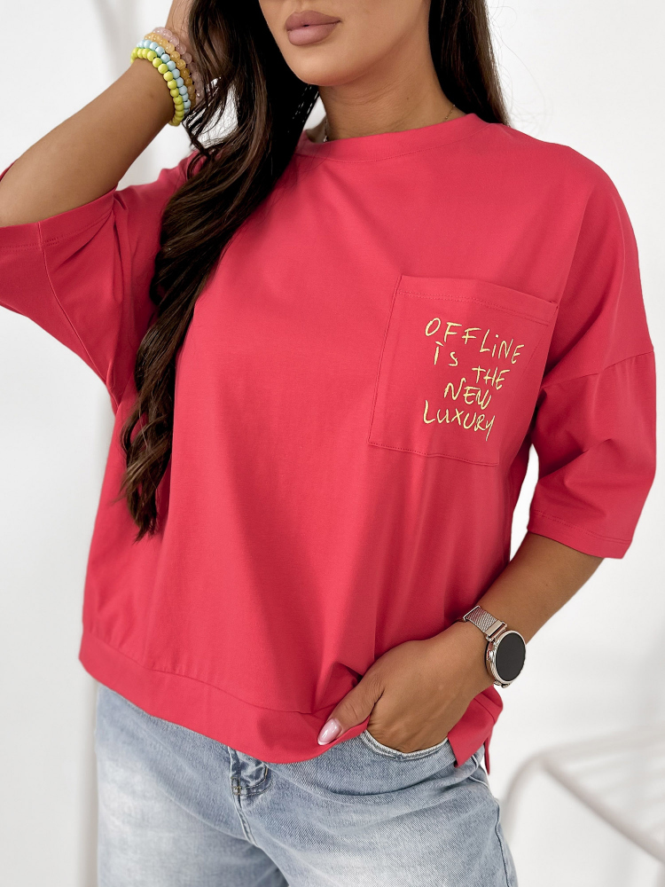 BLOUSE ELSTE FRAMBOISE