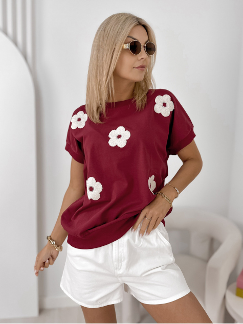 BLŪZE VERGE BORDO