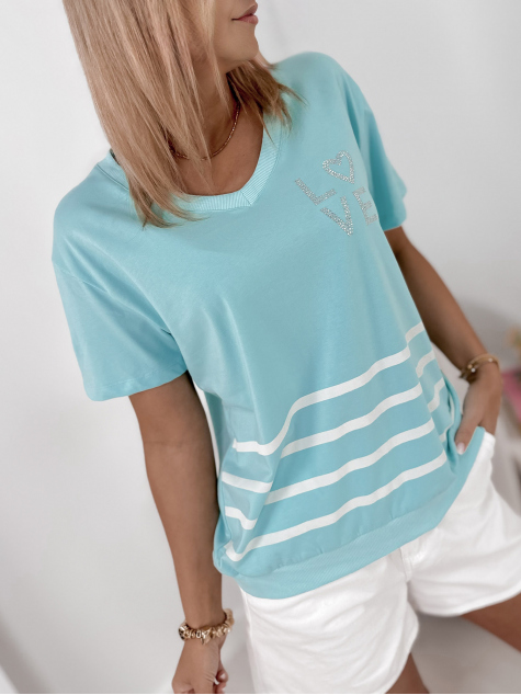 BLUSE EVERTE TÜRKISE
