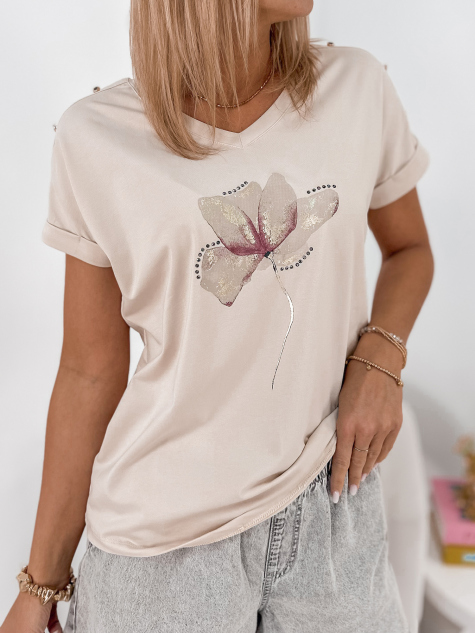 BLUSE MOTION BEIGE
