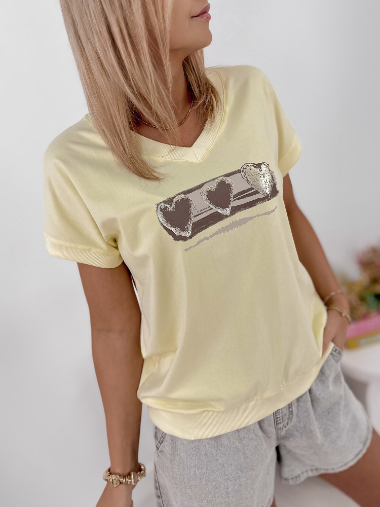 BLUSE RIZZOLI GELBE