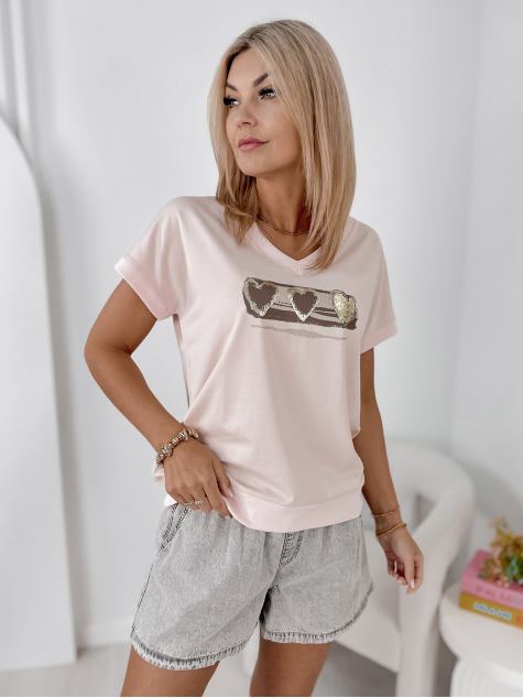 BLUZA RIZZOLI ROZ PUDRAT
