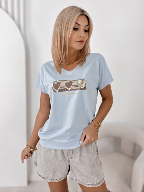 BLUSE RIZZOLI BLAU