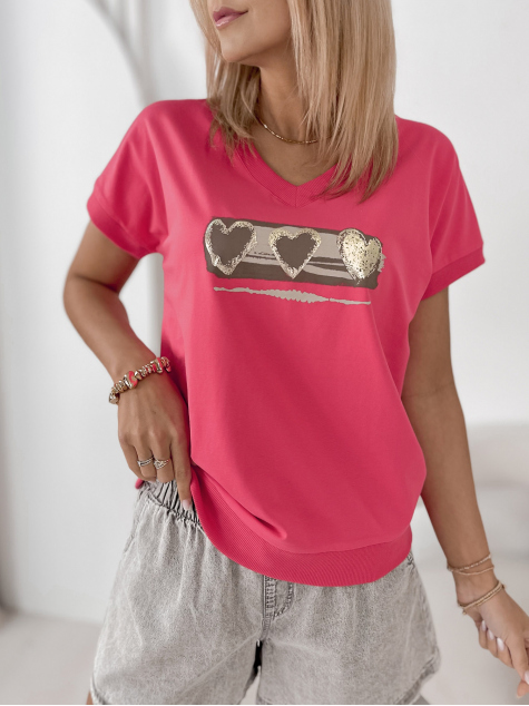 BLOUSE RIZZOLI FRAMBOISE