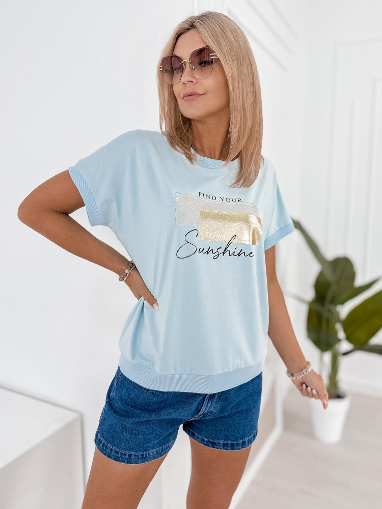BLÚZKA LYNLEY MODRÁ