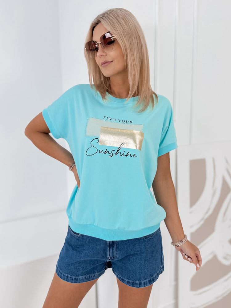 BLUZA LYNLEY TURCOAZ