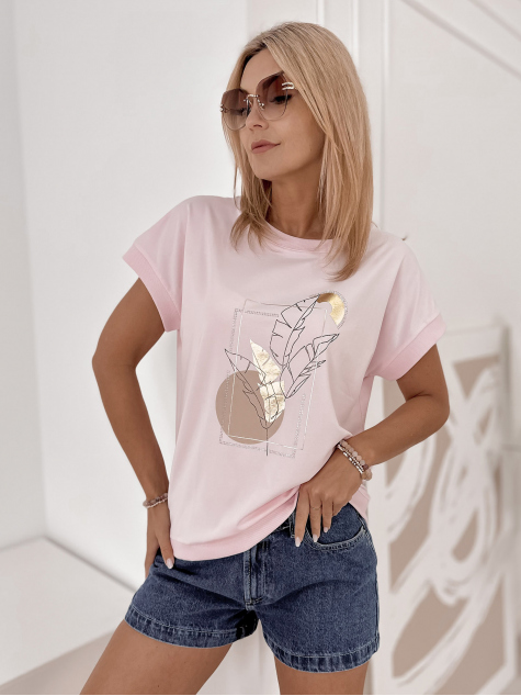 BLOUSE ODETTE ROSE POUDRE