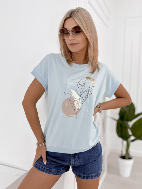 BLOUSE BLUE ODETTE