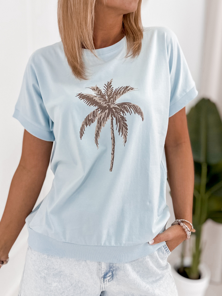 BLUSE MONTEREY BLAU
