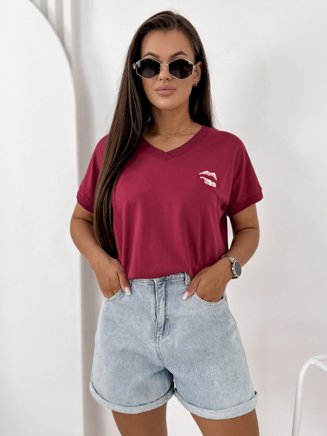 BLOUSE DOMESTIQ BURGUNDY