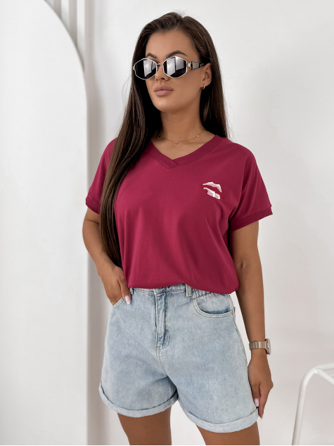 BLUSE DOMESTIQ Bordeaux