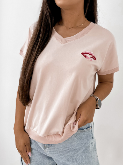 BLUSE DOMESTIQ PUDERROSA
