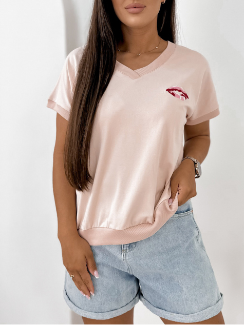 BLUZA DOMESTIQ ROZ PUDRAT