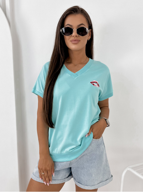 BLUSE DOMESTIQ TÜRKISE