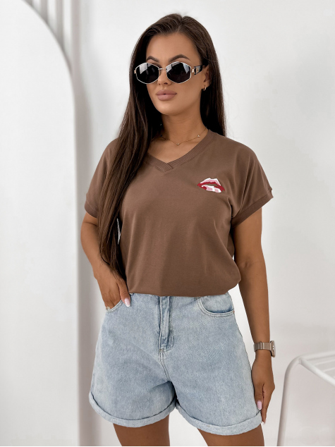 BLOUSE DOMESTIQ BROWN