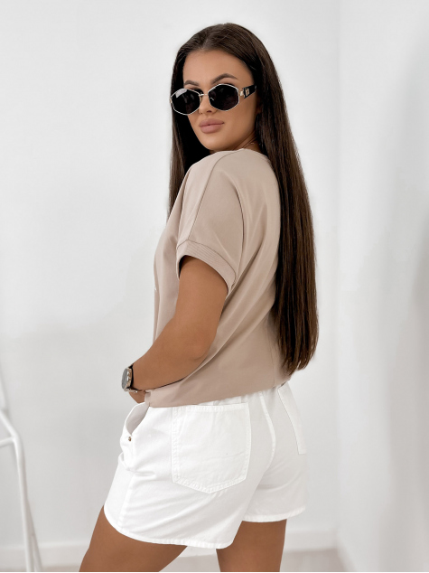 BLOUSE FLANDERS DARK BEIGE