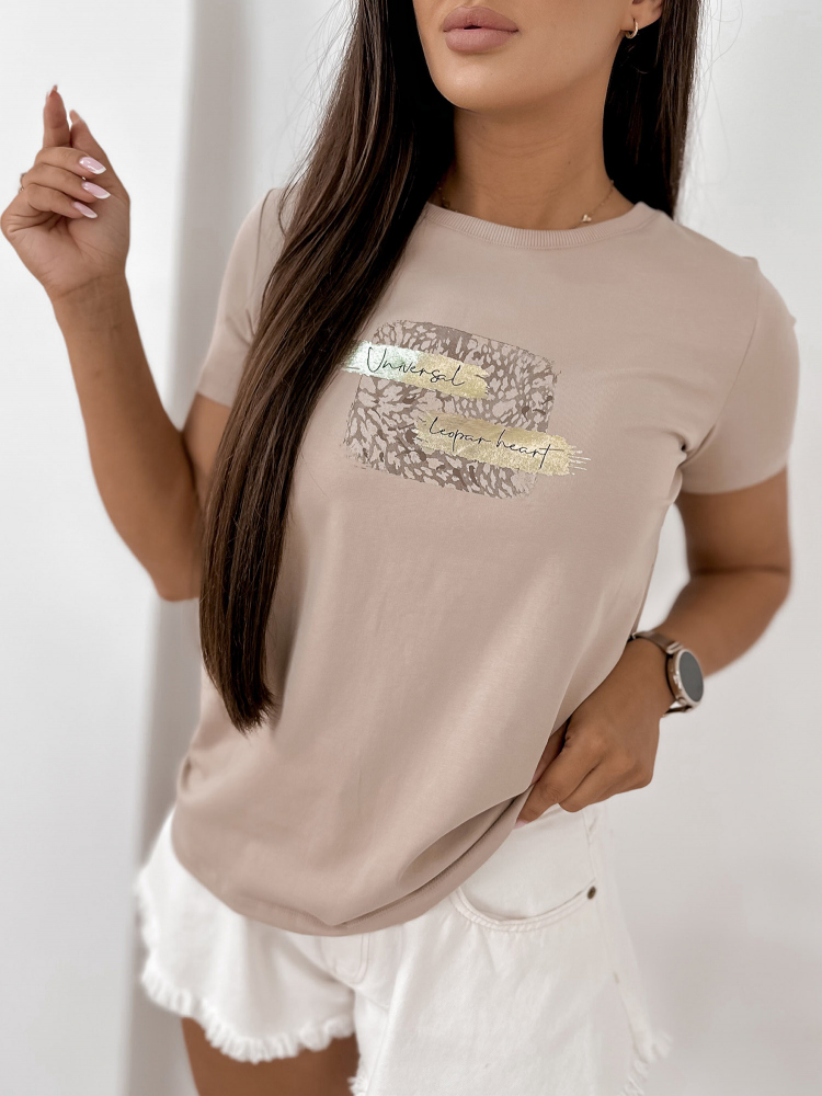 BLOUSE MAILOT DARK BEIGE