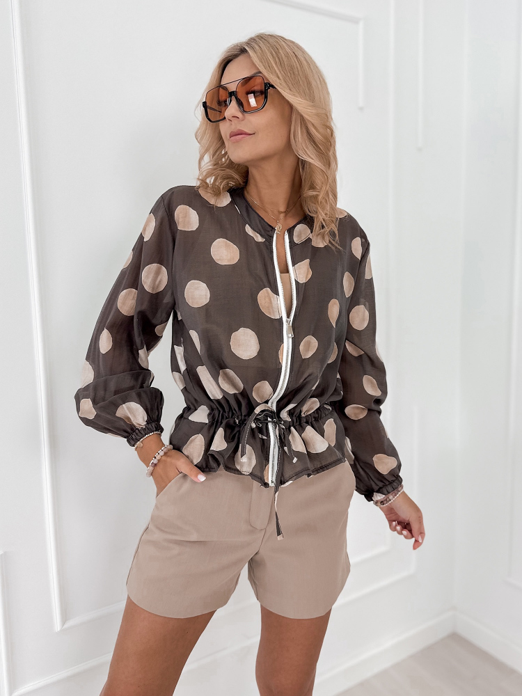 SWEATSHIRT CRECY BRAUNE
