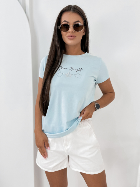 BLUSE BLAUE BRINE