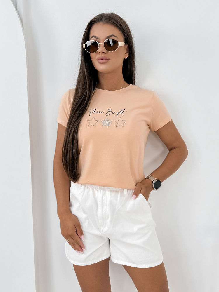BLUSE BRINE PFIRSICHFARBENE