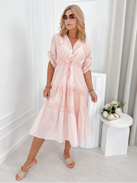 ROBE SANTIER ROSE POUDRE