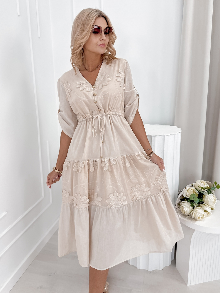 DRESS SANTIER BEIGE