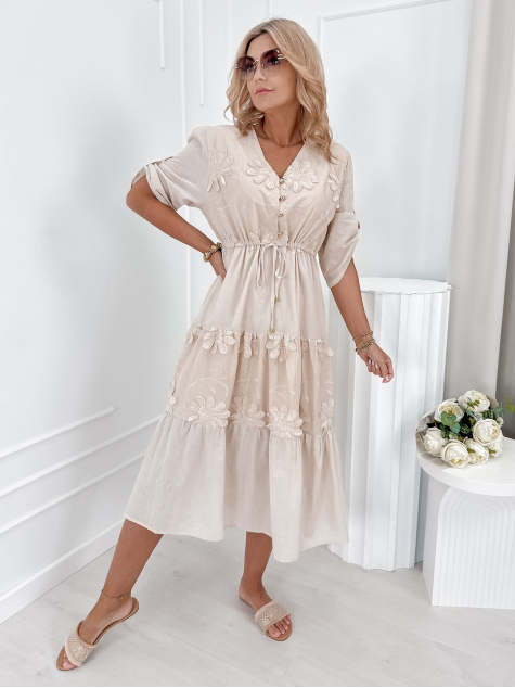 KLEID SANTIER BEIGE