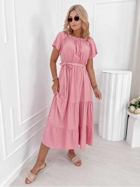 KLEID CHEVILLE DIRTY PINK