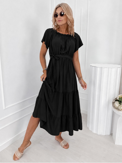 DRESS CHEVILLE BLACK