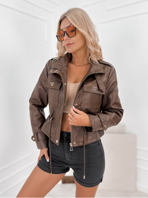 VESTE CLIFF MARRON FONCÉ