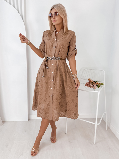 ROBE VITRAIL BRUN