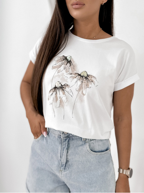 BLOUSE ROWLINS BLANC
